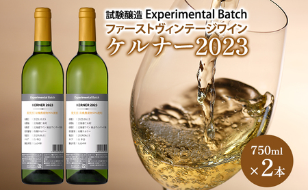 ケルナー2023 試験醸造(Experimental Batch) ファーストヴィンテージワイン 2本 JA新おたる ワイン 白ワイン 酒 アルコール