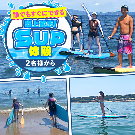 誰でもすぐにできる海上散歩!SUP体験(ペア) M133-002 SUP サップ パドルボード マリンスポーツ