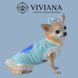 ドッグウェア「VIVIANA」Sellフリルタンクトップ