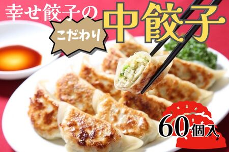 013-19幸せ餃子のボリューム満点こだわり中餃子60個入り ギョウザ 手作り ジャンボ 冷凍 食品 おかず 60個 冷凍 食品 おかず 国産 国産野菜 高座豚 ぎょうざ ギョーザ 冷凍餃子 焼き餃子 焼餃子 冷凍食品 弁当 惣菜 おつまみ おやつ 時短 便利 焼くだけ お手軽 アレンジ 常備