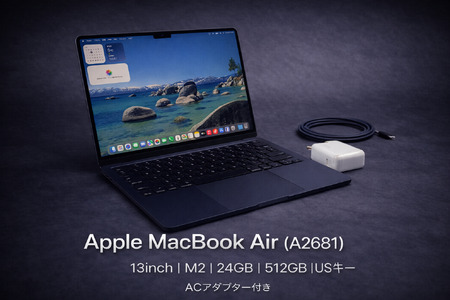 パソコン [厳選整備済|すぐ使える]MacBook Air 13 M2 / 24GB / 512GB SSD|良好コンディション・整備済|動作確認済・すぐ使える 498-02