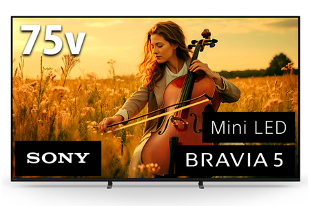 ソニー BRAVIA 75型 4K液晶テレビ (設置含む) 5シリーズ K-75XR50|2025年モデル SONY ブラビア TV 大型 [0455]