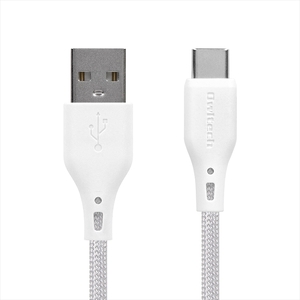 Owltech(オウルテック) 磁力でまとまる 急速充電3A/データ転送 USB Type-A to USB Type-C マグネットケーブル OWL-CBMGCA10-WH ホワイト