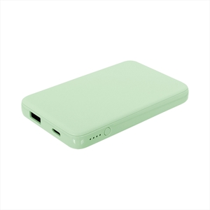 Owltech(オウルテック) Type-C 入力&出力対応で軽量110g 5000mAh 小型軽量モバイルバッテリー OWL-LPB5012-SAG セージグリーン