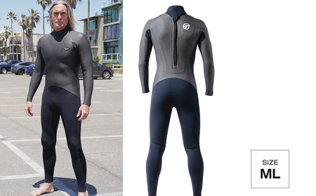 ウェットスーツ RINCON 5/3mm起毛　 BACK-ZIP フルスーツ WINTER仕様 MLサイズ