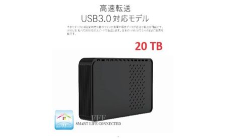 再生品 3.5インチ外付けハードディスクドライブMAL320000EX3-BK-AYASE(SHELTER)/USB3.2(Gen1)対応ブラック20TB パソコン PC