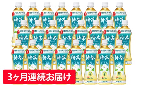 【3ヶ月定期便】特茶ジャスミン（特定保健用食品）500ml×24本