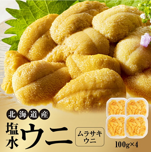 北海道産　世壱屋塩水ウニ（ムラサキウニ）400g_Y038-0145