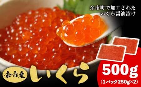 余市産 いくら 500g 鮮度抜群[厳選]余市産いくら500g | 北海道産いくら 絶品北海道産いくら おすすめ北海道産いくら