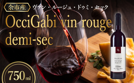 [OcciGabi Winery]ヴァン・ルージュ・ドゥミ・セック [余市のワイン] ワイン 赤ワイン 人気ワイン 余市のワイン 北海道のワイン 日本のワイン 国産ワイン お酒 