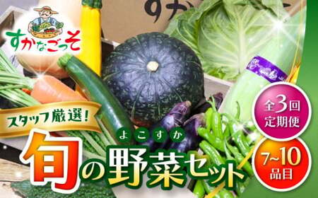 [全3回定期便]よこすか野菜セット すかなボックス/野菜 旬 セット [JAよこすか葉山][ASCB002]