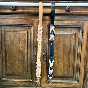 「25mm幅」極厚無垢ベンズの本革ショートリード 本革 ベンズ リード 犬 小型犬 中型犬 大型犬 カラー:ヌメ