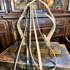 [13mm幅] 本革 高級 ベンズ の ショルダーリード 犬 カラー:ヌメ