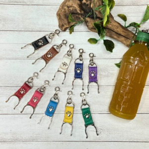 [イタリアンレザー]本革ペットボトルホルダー 牛革 本革 シュリンクレザー ペットボトル ホルダー イタリアン ピンク