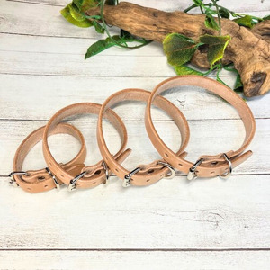 経年変化を楽しめる本革ベンズの犬・猫用首輪 (15mm幅) 小型/中型/大型 犬用首輪 猫用首輪 首輪 犬 猫 本革 Lサイズ