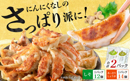 [お中元対象][さっぱり!しそ&しょうが派×1パック]餃子2種セット![餃子屋ヒロ]開成町 餃子 点心 惣菜 冷凍[BDAS008-2]