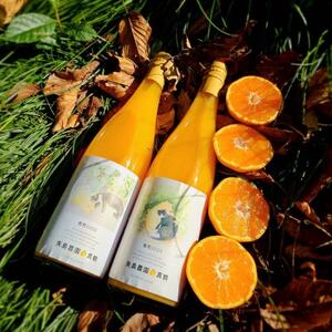 初搾り★手剥きRich蜜柑ジュース 720ml×2本〜真鶴町から未来へつなぐ、三代目の挑戦〜