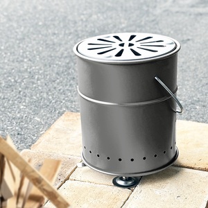 マルチストーブ AC-18GY [グレー] ストーブ 暖房 屋外用 アウトドア キャンプ キャンプストーブ コンパクト 小型 持ち運び 防災 防災用品 新潟 ホンマ製作所