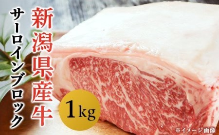 76-69新潟県産牛(長岡産)サーロイン1kgブロック
