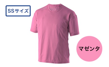 [カラー:マゼンタ サイズ:SS]リカバリーウェア A.A.TH/ ハーフTシャツ(品番:AAJ99301)