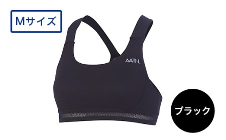 B[カラー:ブラック サイズ:M]リカバリーウェア A.A.TH/ カップ付アンダー(品番:AAJ80812)