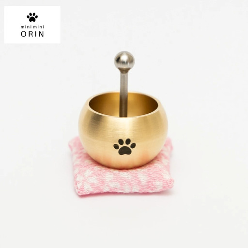 ミニミニおりん Otete 座布団 さくら 仏具 ペット おりん ミニサイズ 可愛い 燕三条製