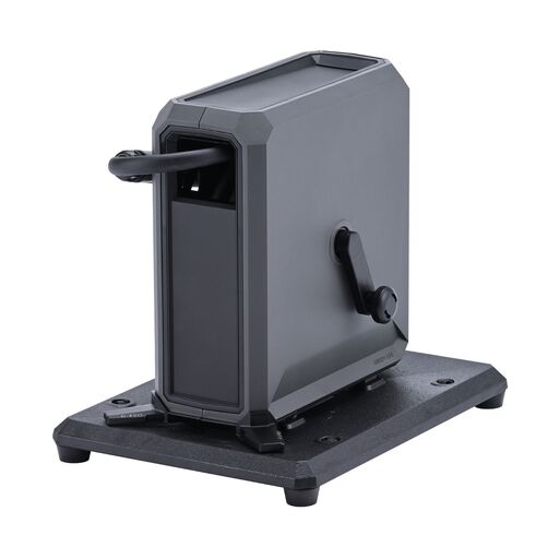 洗車ホースリール G-EVOPlus 台座付 15m ブラック×アッシュグレー グリーンライフ