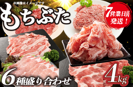 [6種]豚肉 バラエティセット 4kg 豚肉 ＼スピード配送!/ katayama008