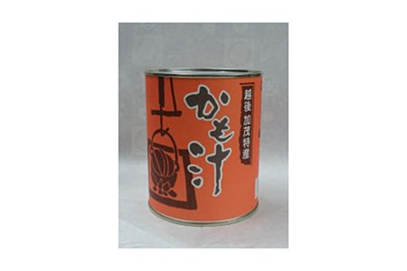 新潟県加茂市 特産 かも汁缶(820g×1缶) 3〜4人前 合鴨 かも汁 鴨汁 郷土料理 缶詰 保存食