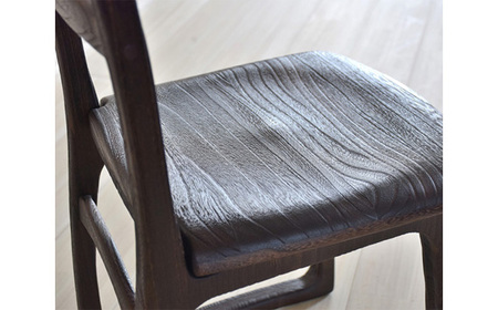 スタンダードチェア(焼杢)天然無垢の桐製の椅子[サイズ:約W380 D380 H780 SH430(mm)・重さ:約2.5kg]ダイニングチェア 家具インテリア 新生活 新生活 加茂市 イシモク