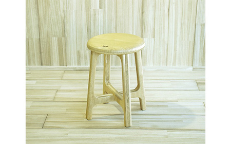 桐のラウンドスツール H45(ナチュラル)天然無垢の桐でできた椅子[サイズ:約W365 D365(座面320) H450(mm)・重さ:約1.8kg]家具インテリア 新生活 新生活 加茂市 イシモク スツール スツール スツール スツール スツール