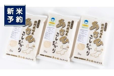 [新米受付・令和6年産米]NA4033 新潟県村上市産 特別栽培米コシヒカリ6kg