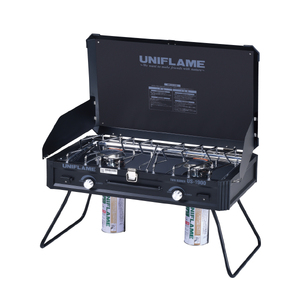 [UNIFLAME]ツインバーナーUS-1900 LTD ブラック[ ユニフレーム キャンプ アウトドア BBQ バーベキュー ストーブ キャンプ料理 キャンプ飯 ]