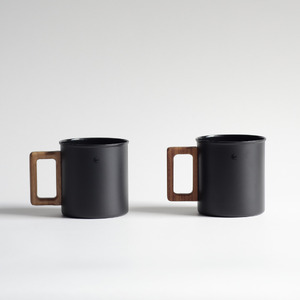 グローカルスタンダードプロダクツ TSUBAME / M&W Mug / Lサイズ 2個セット / マットブラック