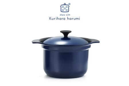 栗原はるみ 万能鍋IH、オーブン対応 ネイビー 栗原はるみ 万能鍋（大