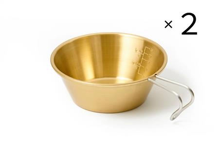 【TOKYO CRAFTS】真鍮シェラカップ 2点セット【 東京クラフト キャンプ用品 キャンプ道具 キャンプ アウトドア 】