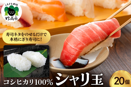 コシヒカリ100% シャリ玉