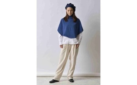 ポンチョケープ maru ( エクリュ ) ウール100% 手洗いできる | ポンチョ ケープ ニット 無地 シンプル カジュアル 可愛い 大人 レディース 新潟県 五泉市 有限会社サイフク