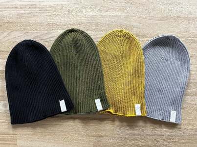 洗える ニットキャップ ( グレー ) | ユニセックス メンズ レディース ニット ニット帽 秋冬 秋 冬 シンプル 無地 プレゼント ギフト 新潟県 五泉市 株式会社ナック 22Oi-03