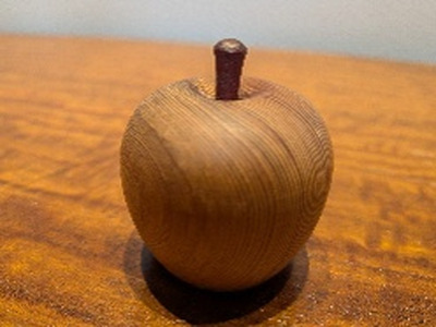 JikoujiCedar りんご 小 | おしゃれ 可愛い 木 オブジェ 新潟県 五泉市 ふるさと企画