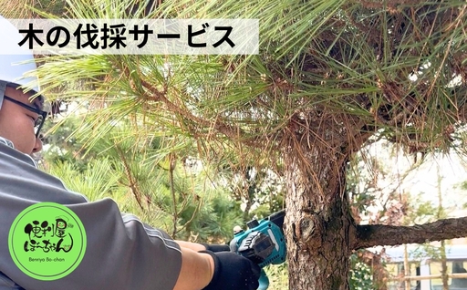 木の伐採サービス 1回 五泉市内限定 便利屋ぼーちゃん