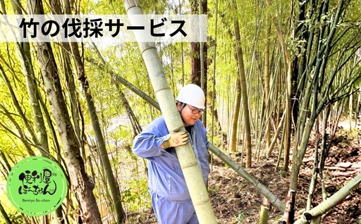 竹の伐採サービス 1回 五泉市内限定 便利屋ぼーちゃん