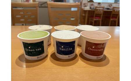 ジェラート 6個セット (バニラ、チョコレート、カフェラテ、抹茶、ラムレーズン、甘酒) アイス 上越市 新潟