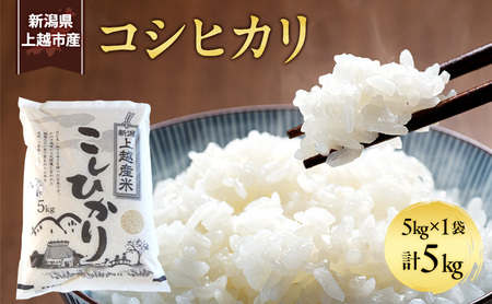 [先行予約 10月中旬より順次出荷]令和7年度産 新潟県上越市産コシヒカリ5kg 閻魔大王の里で育まれたお米 上越市 精米 米