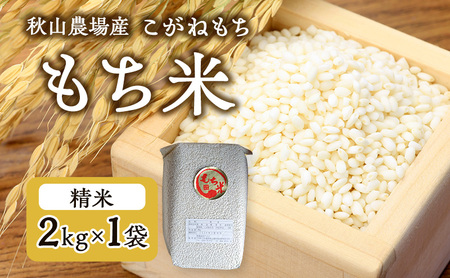 [もち米][真空チャックパック]新潟産こがねもち(もち米)2Kg×1袋 新潟 上越