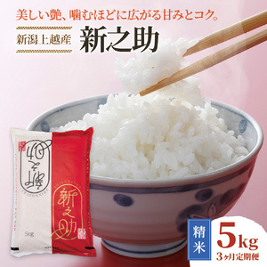 令和8年産 先行予約 新潟上越産 新之助 [3ヶ月連続お届け] 5kg×3回 15kg 15キロ 定期便 しんのすけ お米 大粒 ふっくらツヤツヤ おすすめ 人気 新潟県 上越市 蛍の里