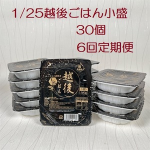 【たんぱく質調整食品】【6ヶ月定期便】 1/25 越後ごはん 小盛 140g×30個×6回 バイオテックジャパン 越後シリーズ 1V28133