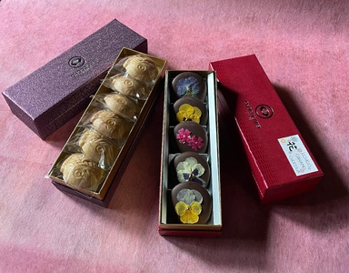 しょこら亭 ECHIGOキャラメル花ショコラ&鯛チョコセット お菓子 菓子 スイーツ 贈答 1Z64015