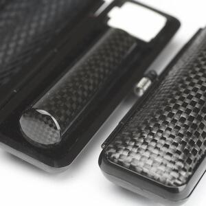 [選べるサイズ]カーボン印鑑1本とカーボンケースセット はんこ 判子 印鑑セット ギフト プレゼント 3M13061