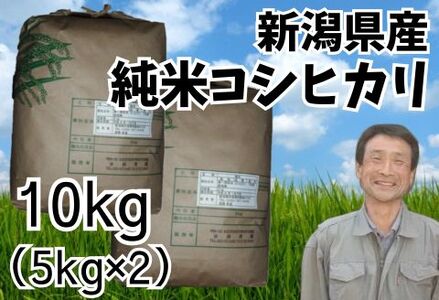 [令和7年産]新潟県産 純米コシヒカリ 10kg(5kg×2袋) さいとう農園 白米 精米 米 こめ ごはん コシヒカリ こしひかり 1G18031